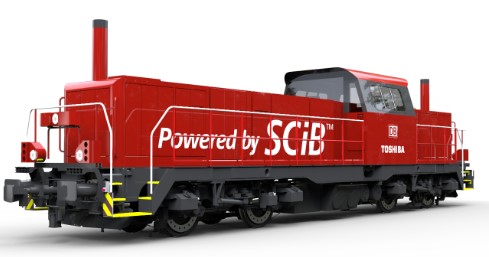 Toshiba hybrid locomotive for DB Cargo