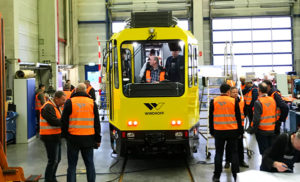 WINDHOFF Present Rail Grinding Vehicle SF50 | Railway-News