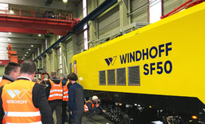 WINDHOFF Present Rail Grinding Vehicle SF50 – An Information Exchange