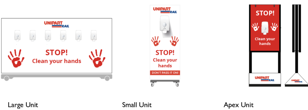Mobile Hand Sanitising Units