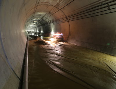 Lötschberg Base Tunnel to Open Again Following Water and Sand Ingress