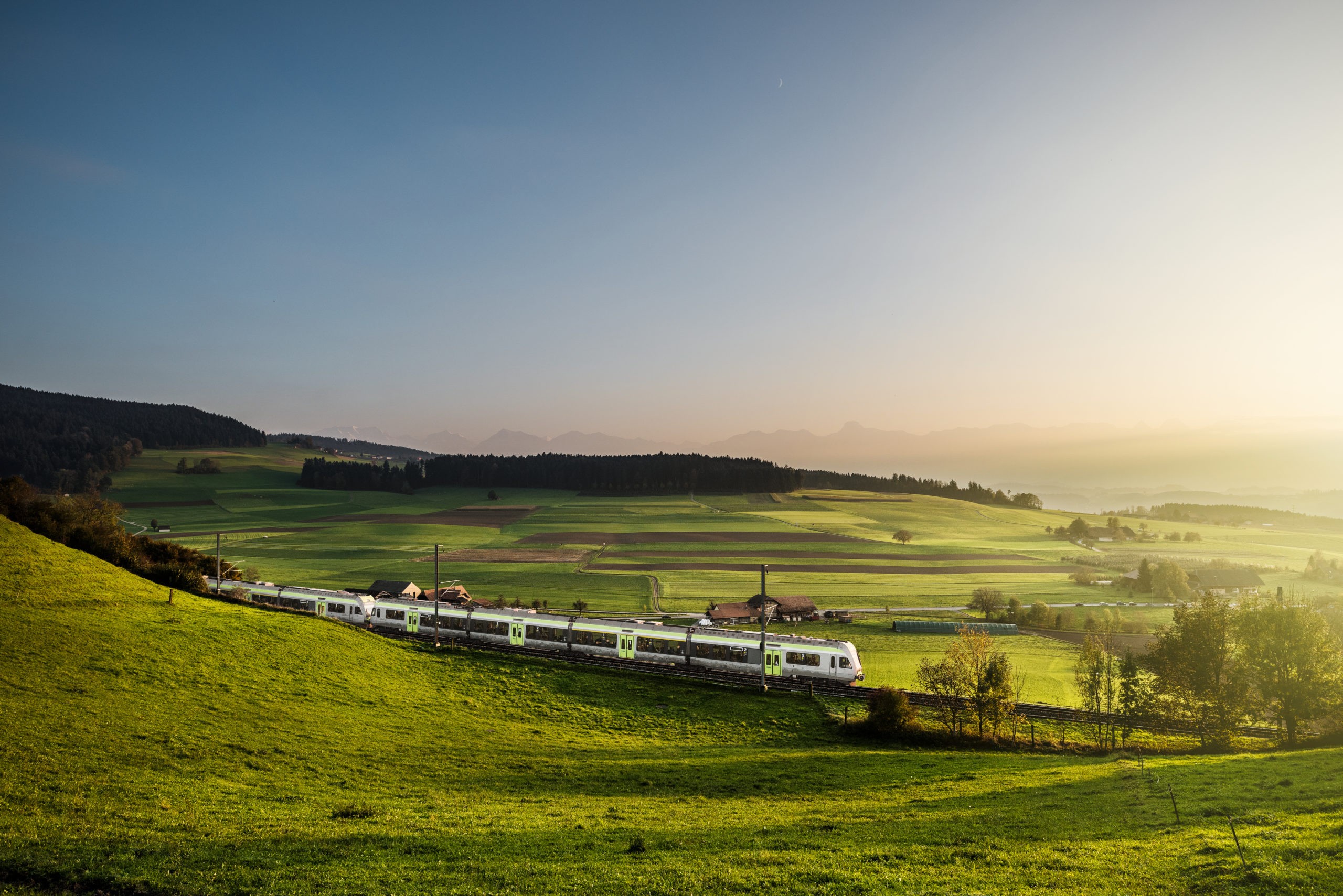 BLS passenger train between Bern and Lucerne