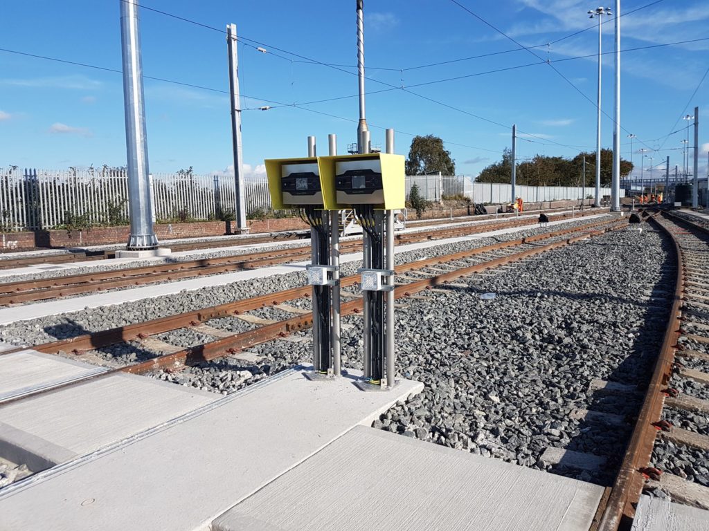 The Road End Panels Installed at Manchester’s Ardwick Depot, as Part of Zonegreen’s Depot Personnel Protection System