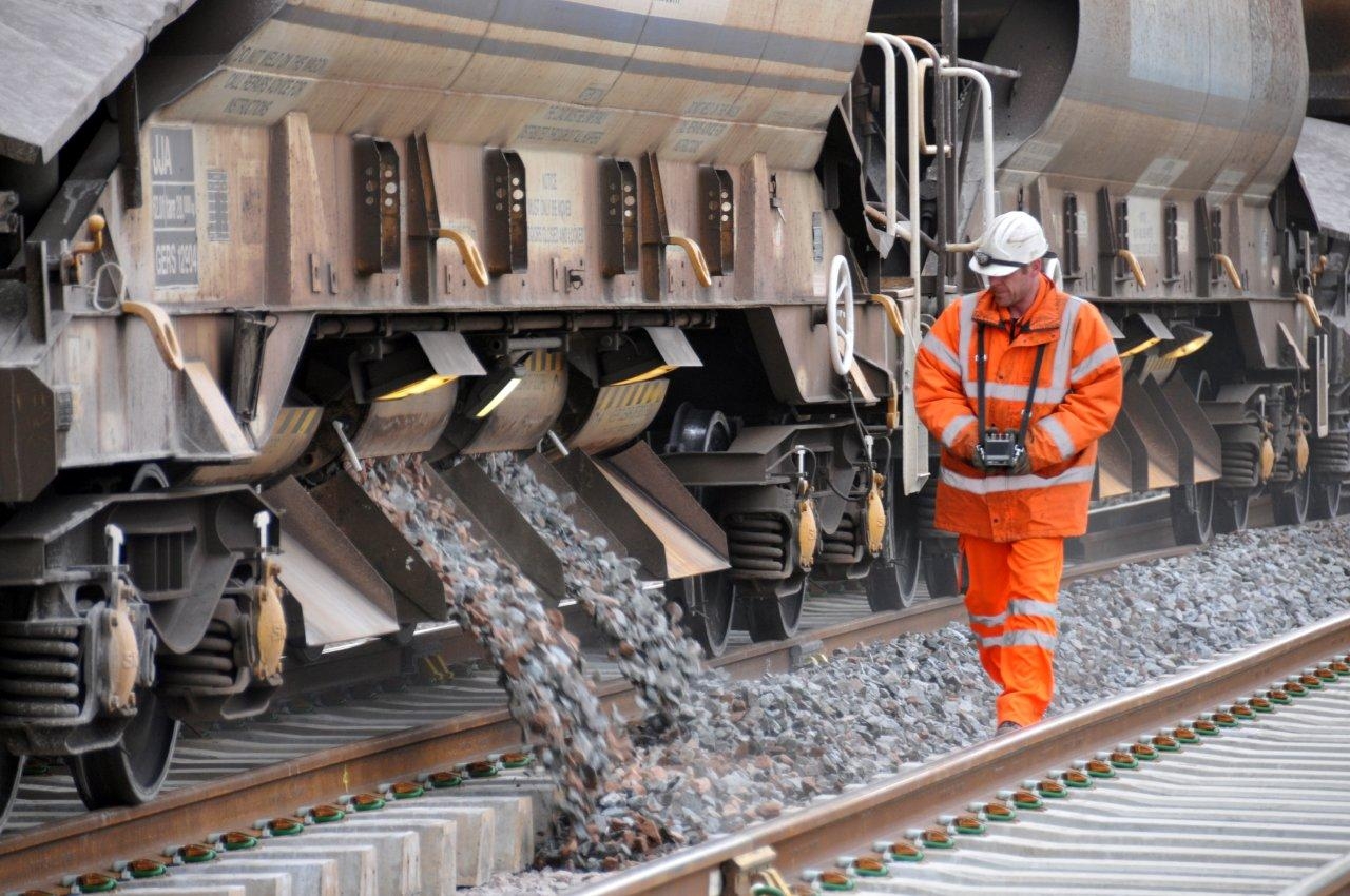 Network Rail track worker