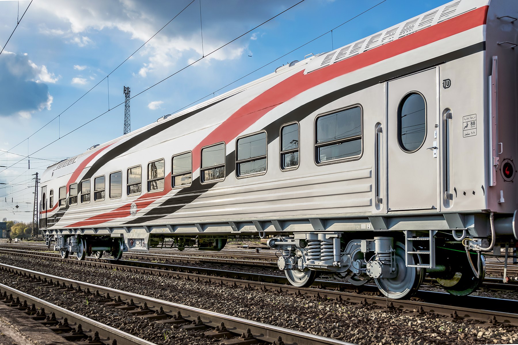 Transmashholding passenger car for Egypt