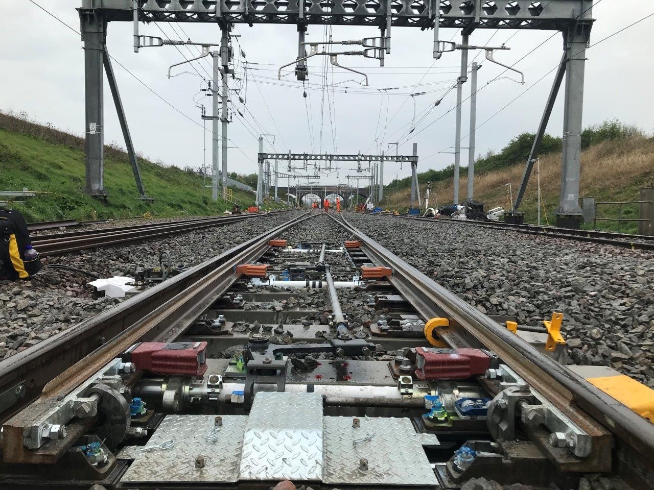 Railway upgrade work near Bristol