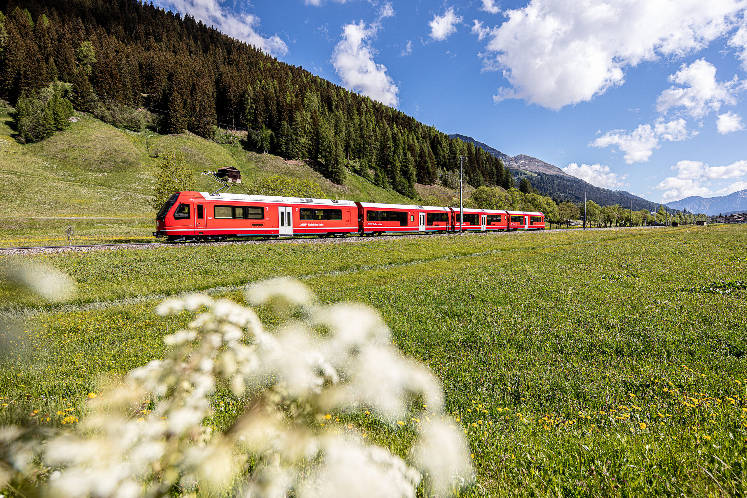 Stadler Capricorn for RhB near Davos