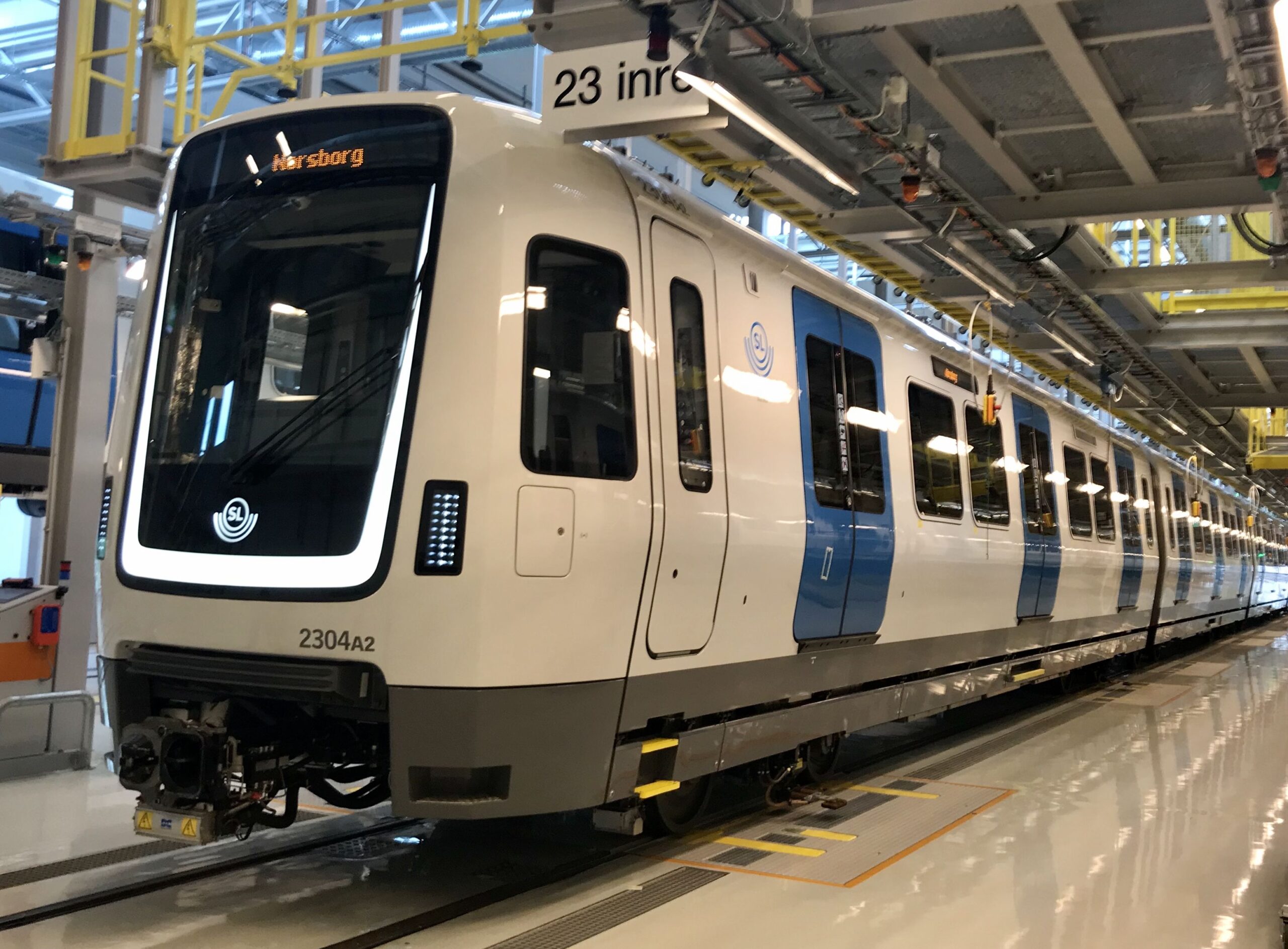 Bombardier MOVIA C30 metro for Stockholm