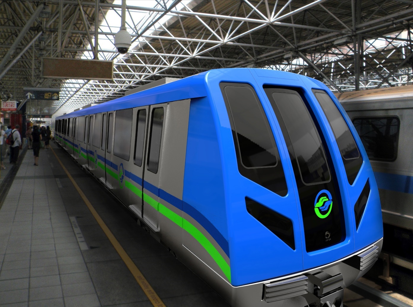 Taipei Metro train Alstom Metropolis