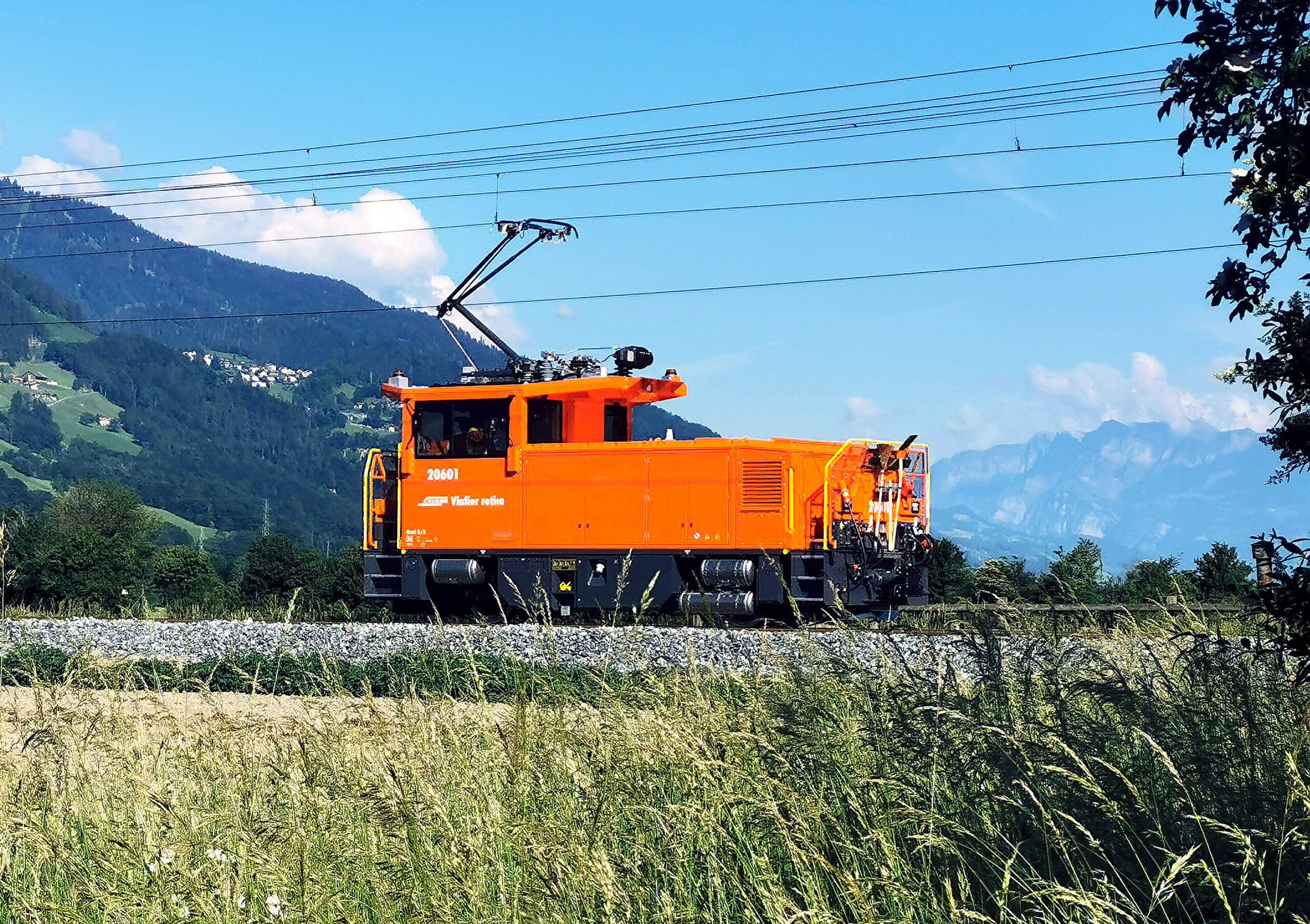 Stadler Geaf 2/2 shunting locomotive for Rhaetian Railway