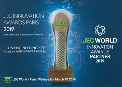 eCon Engineering JEC Innovation Award 2019