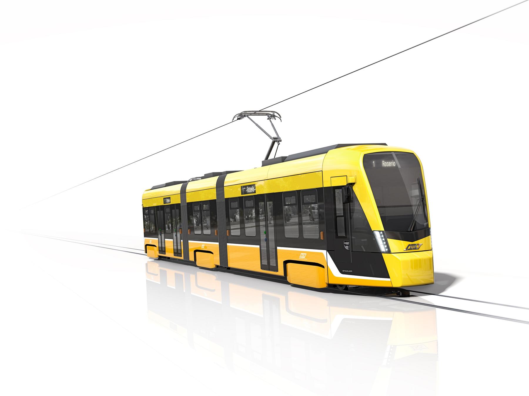 Stadler TRAMLINK tram for Milan