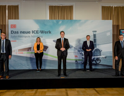 Deutsche Bahn to Open New ICE Maintenance Plant in Nuremberg