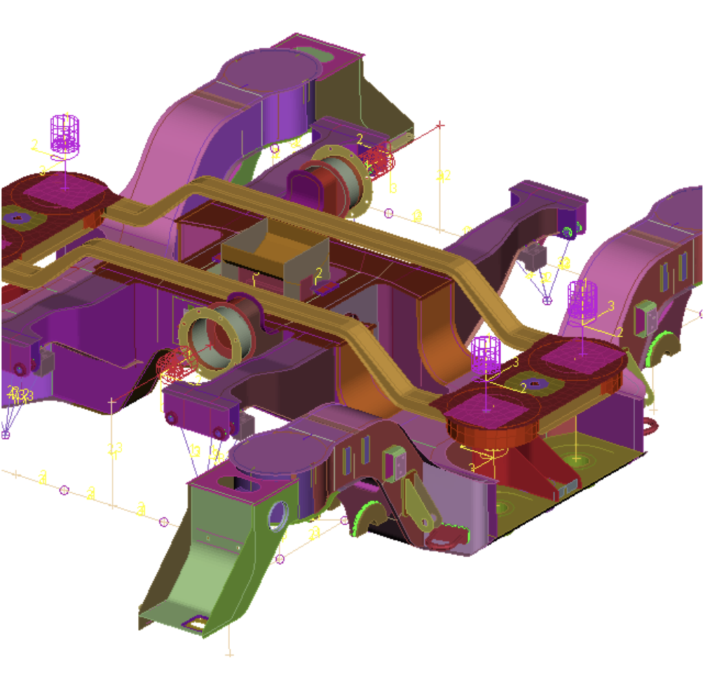 Strength Analysis of a Motor Bogie | eCon Engineering | Railway-News