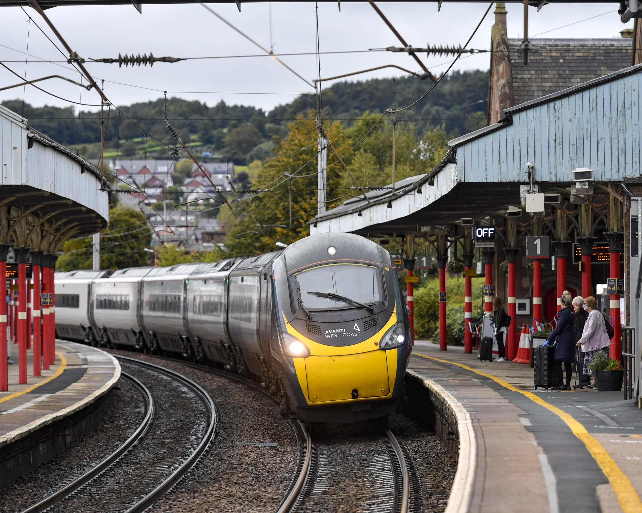 Avanti West Coast train at Penrith Railway Station