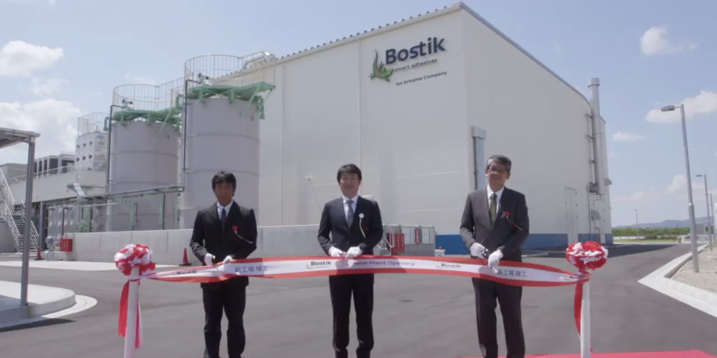 bostik new plant in Japan new facility