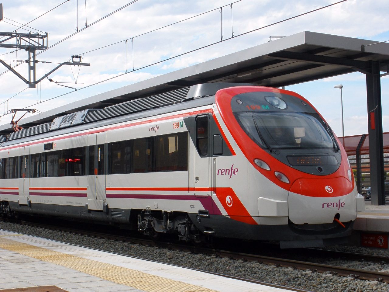 A Renfe Civia EMU – the proposed train for the hydrogen fuel cell trials