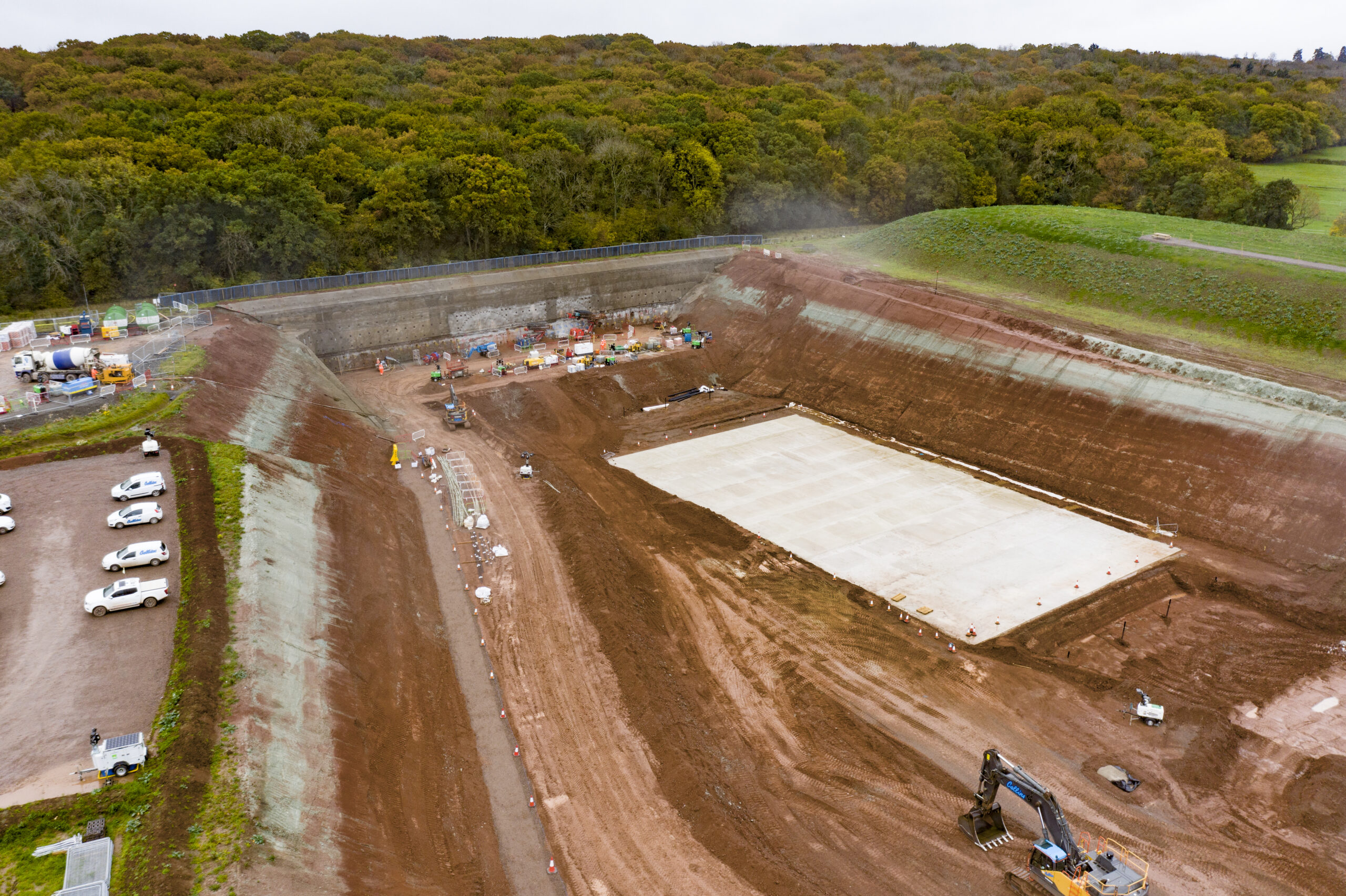 HS2 Long Itchington Wood tunnel portal