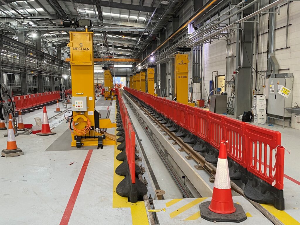 Mechan Lifting Jacks Exeter’s Old Views rail depot