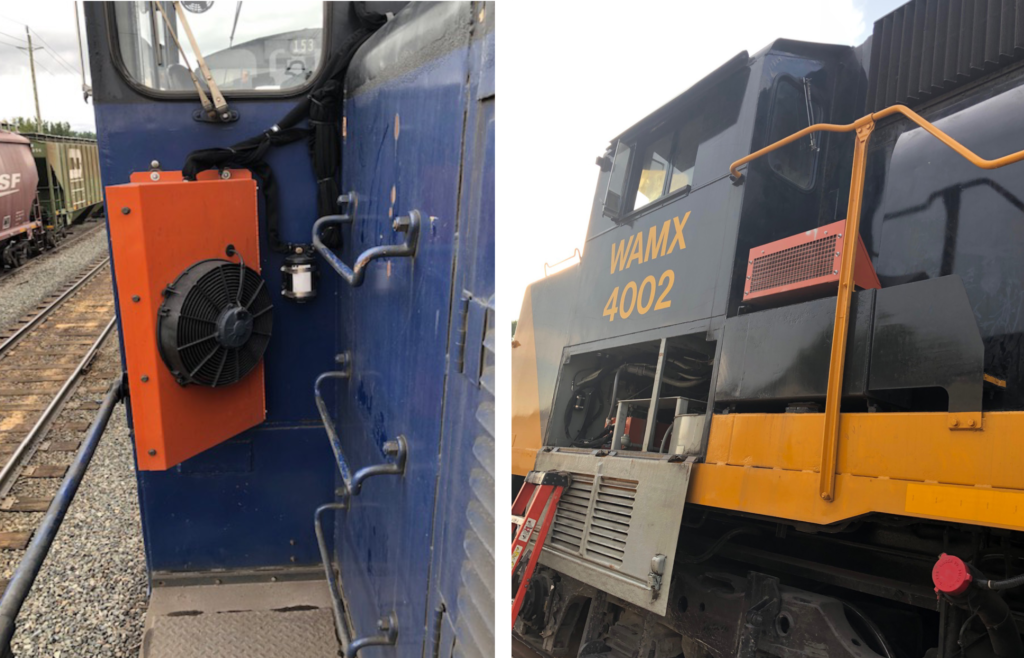 INPS Group Orange Locomotive A/C System Condenser