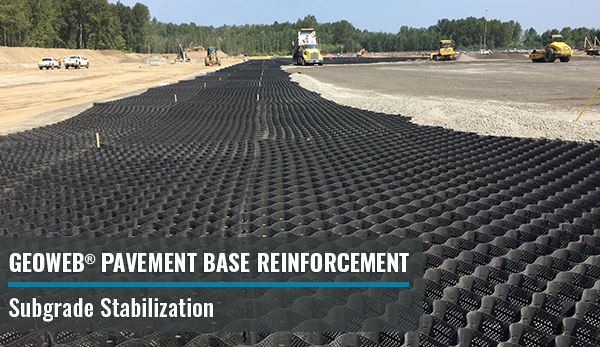 GEOWEB® 3D Geocells for Pavement Base Reinforcement