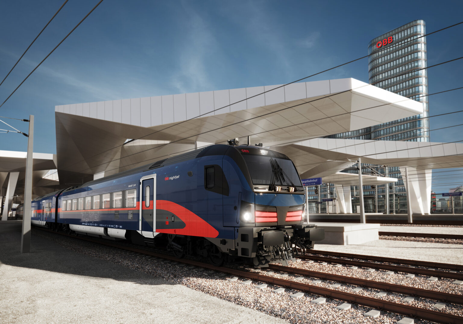 OEBB and Siemens Unveil Exterior Design of New Nightjet | Railway-News