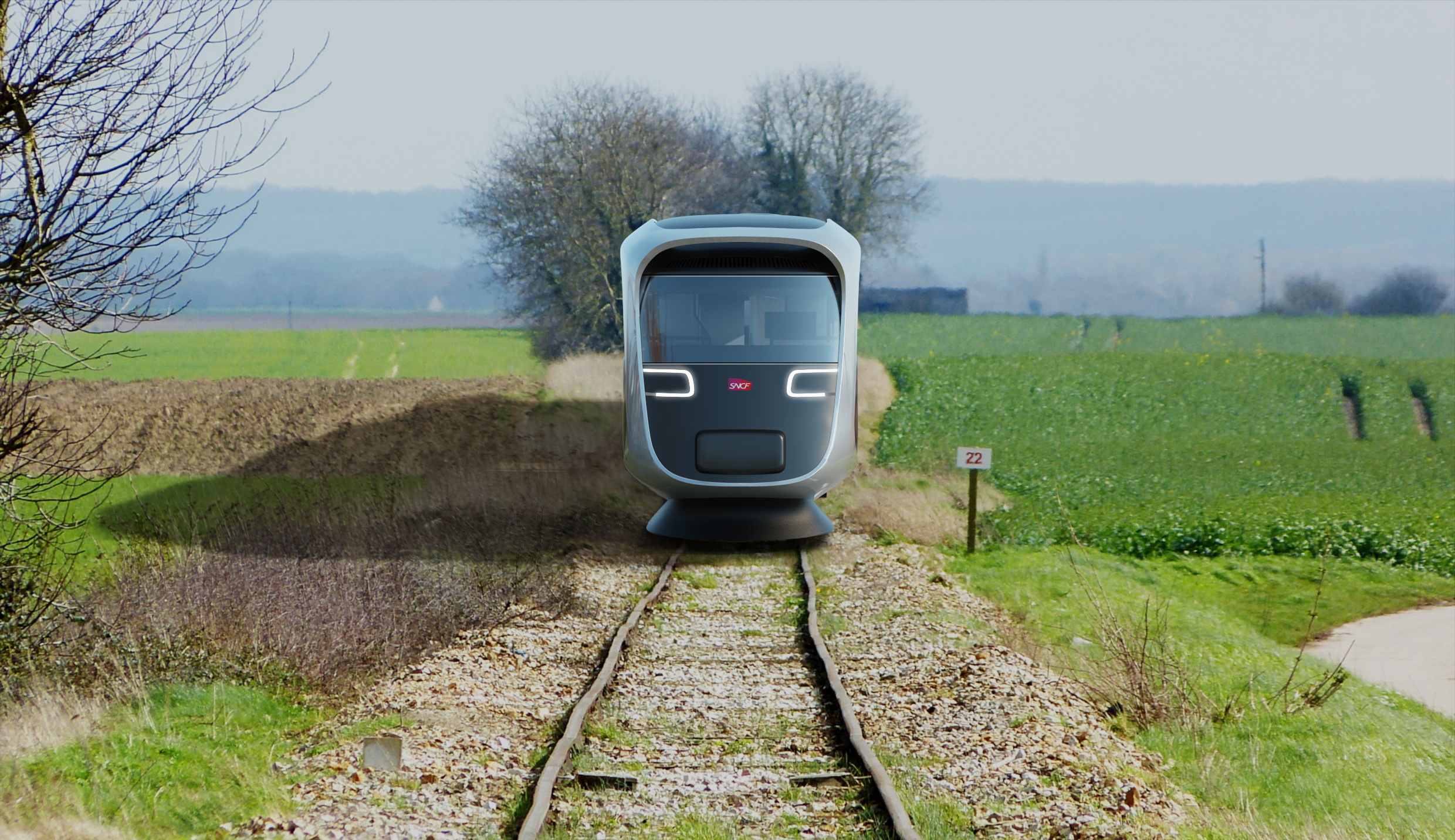 The Innovative Light Train will serve rural areas and feed main train lines to bring life back to some older railway tracks