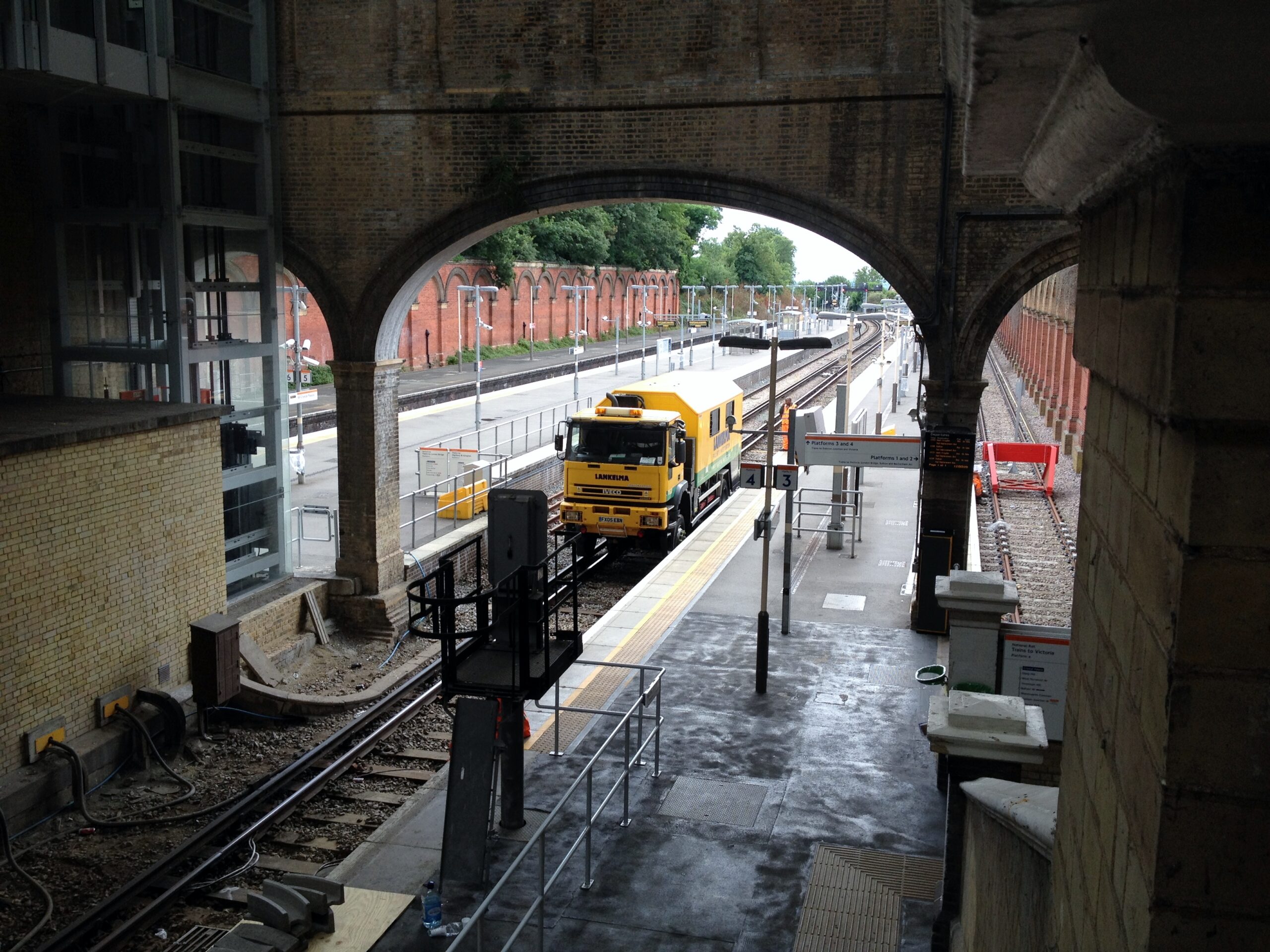 UK12 testing on track at Crystal Palace station