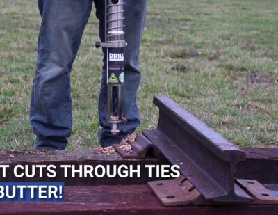 DrillEase Battery Operated Tie Drill: Revolutionizing Rail