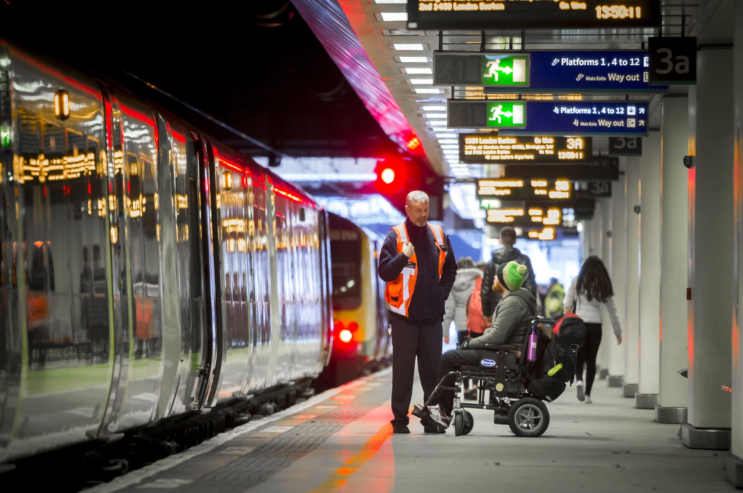 Accessibility training for train and station operators