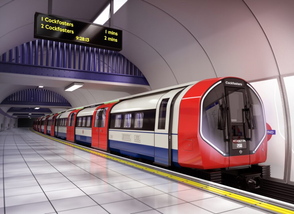 Exterior - new Piccadilly line train
