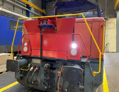 Rail Vision SY System on Locomotive