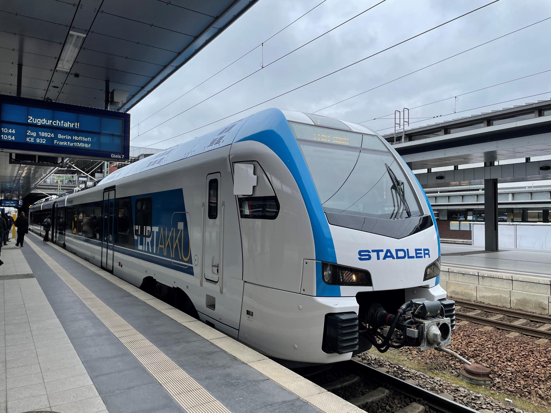 Stadler's FLIRT Akku in Berlin