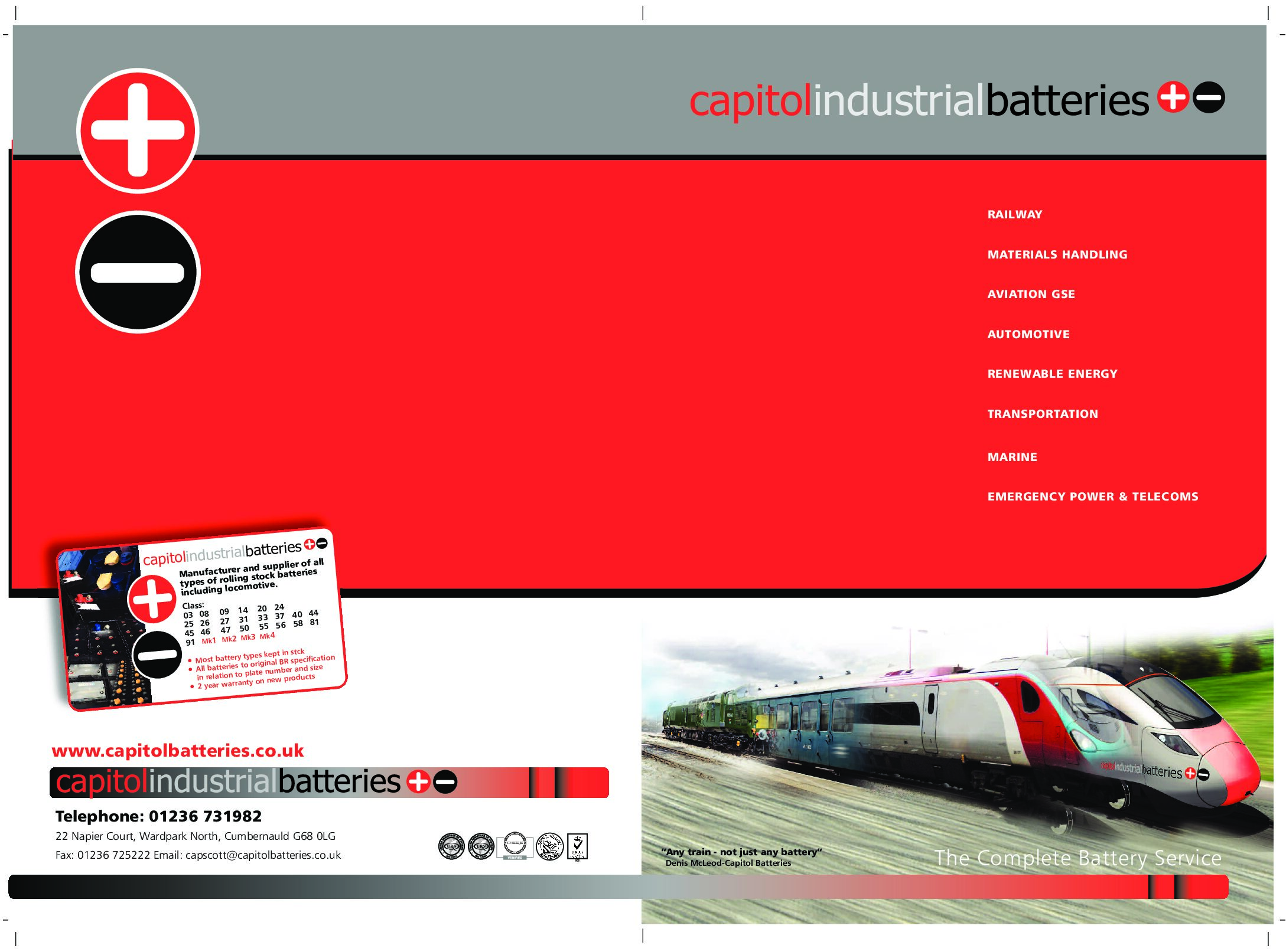 Train Batteries RailwayNews
