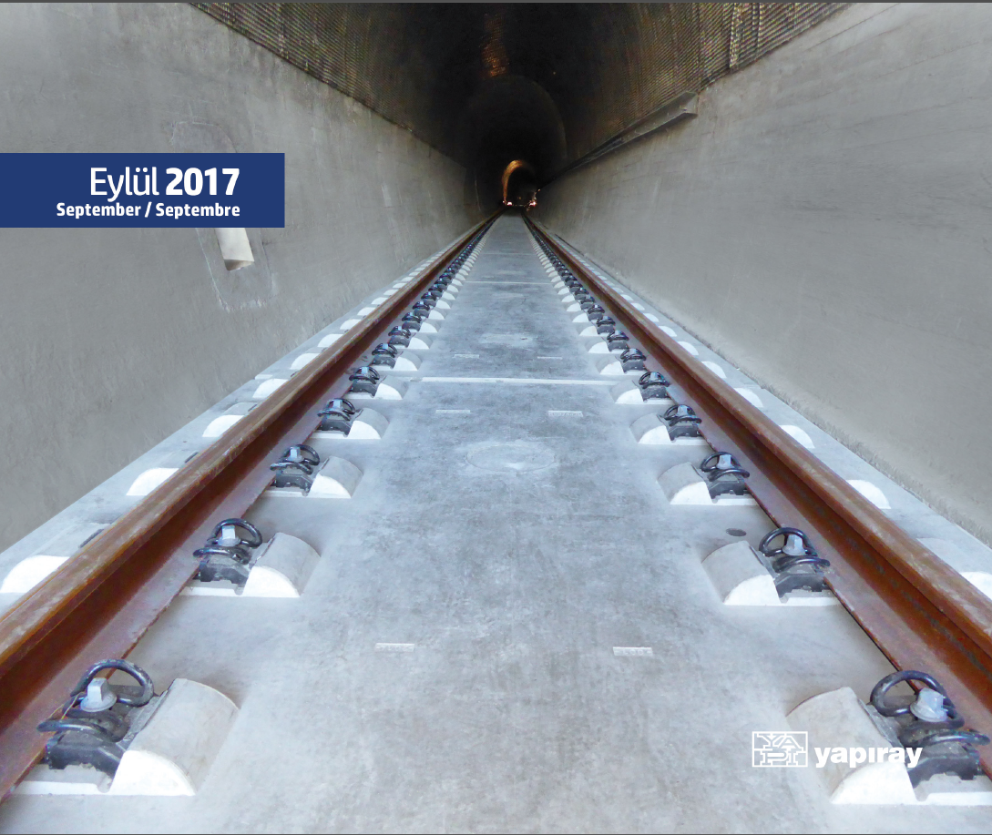 Construction of ballastless track in Istanbul, Çatalca Tunnel