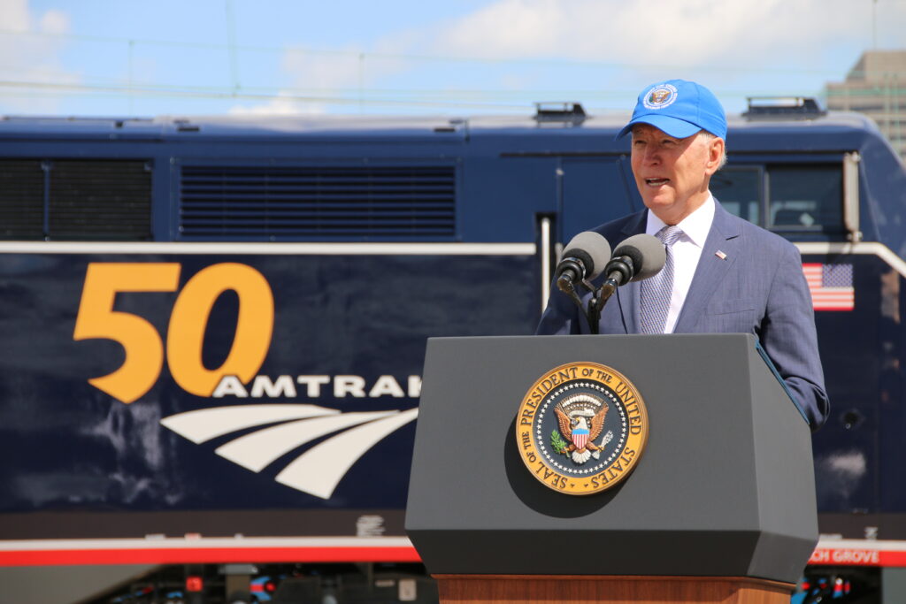 President Biden celebrates Amtrak's 50th anniversary