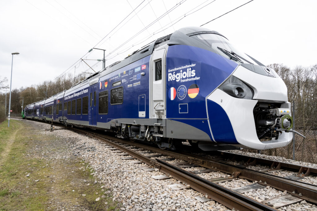 The first pre-production Coradia Polyvalent France-Germany