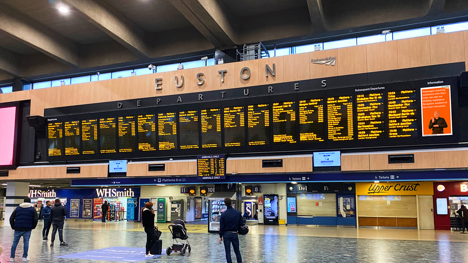 British Sign Language screens launched at Euston Station