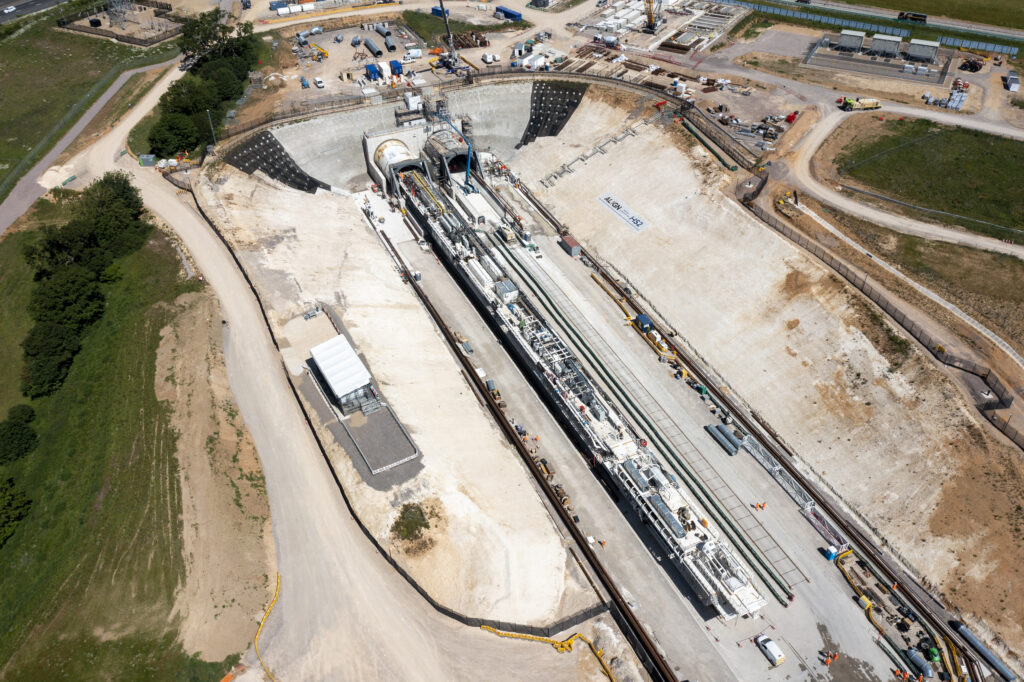 TBM Cecilia from the air