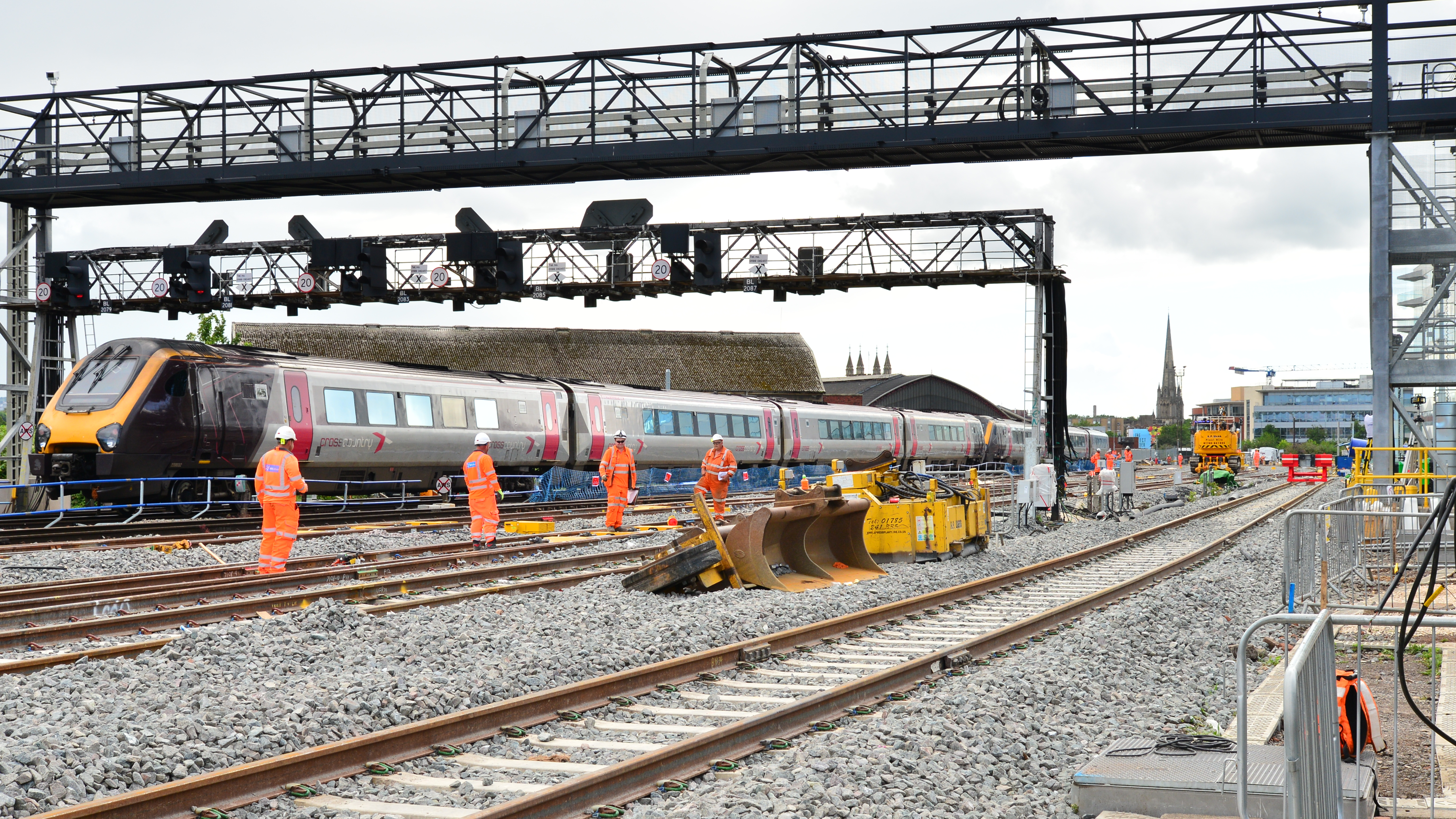 Bristol East Junction upgrade works reach halfway point