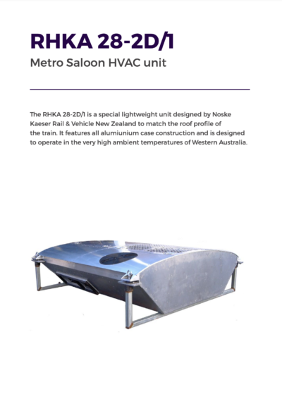Lightweight HVAC Unit for Trains