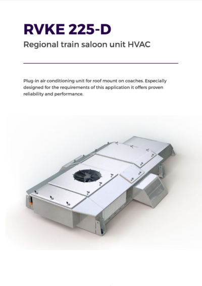 HVAC Units for Regional Trains