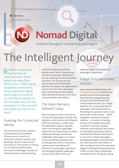 The Intelligent Journey