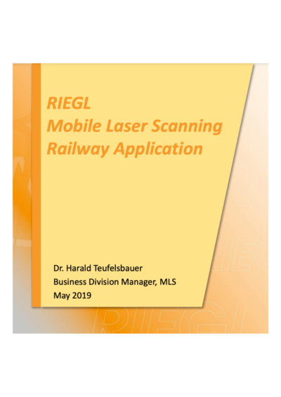 RIEGL Laser Scanning for Rail Applications