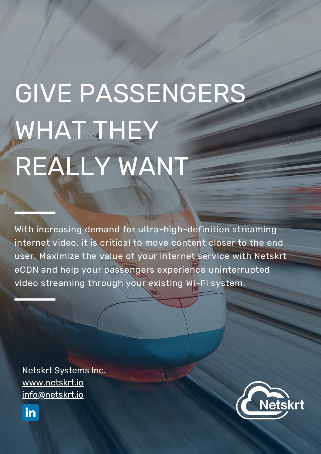 Give Passengers What They Really Want with the Netskrt eCDN