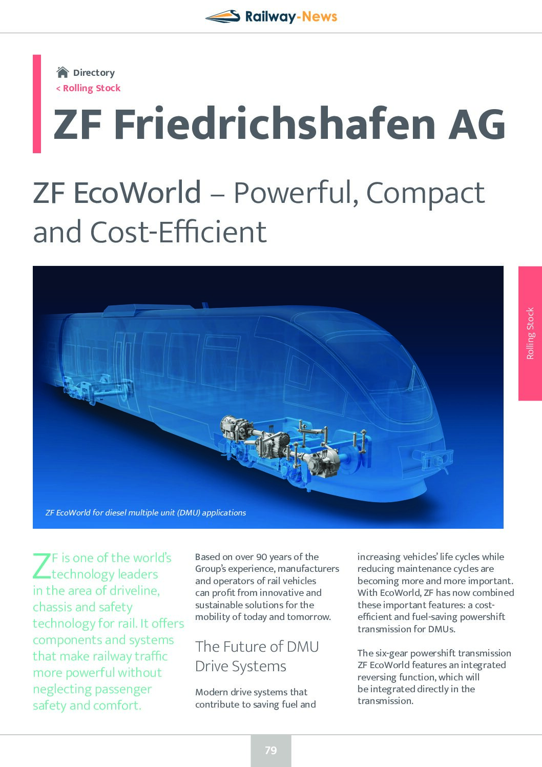 ZF EcoWorld – Powerful, Compact and Cost-Efficient