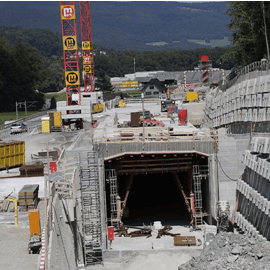 Construction of the Eppenberg Tunnel
