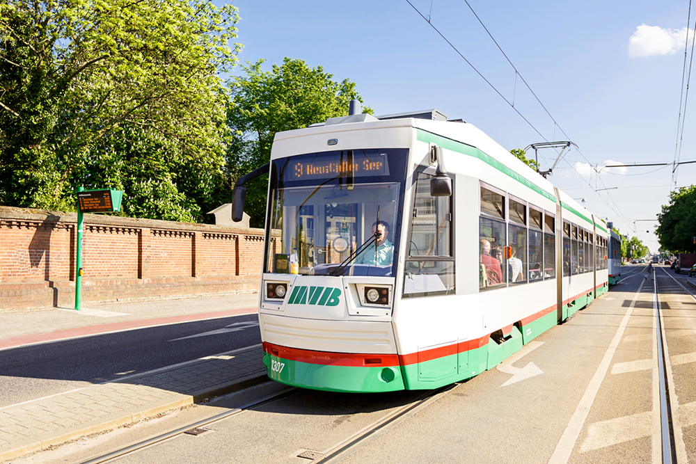 Central vehicle network infrastructure in Madgeburg