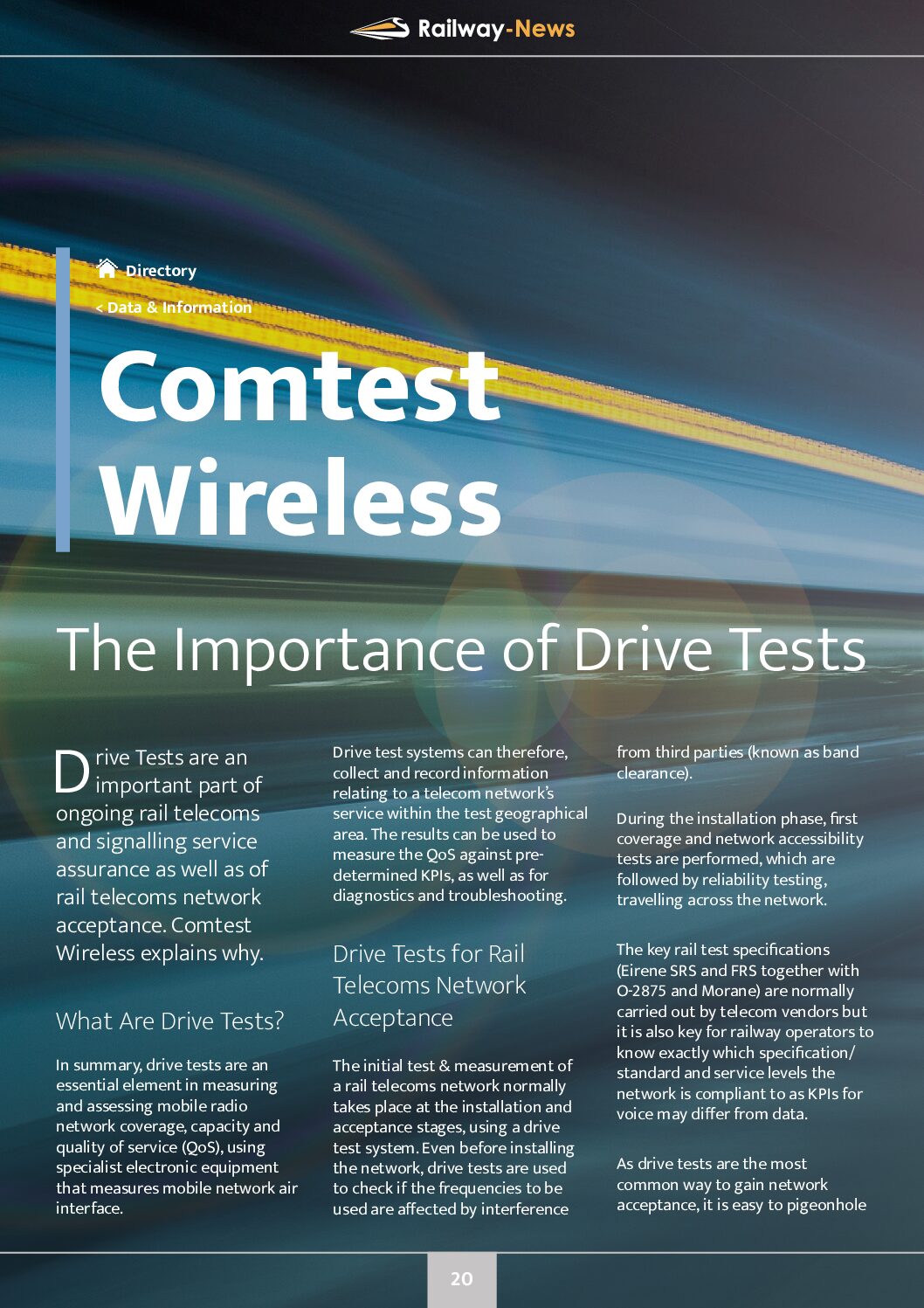 Comtest Wireless – The Importance Of Drive Tests