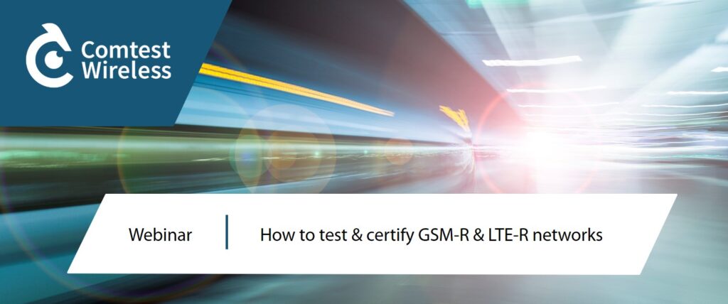 GSM-R LTE-R Webinar